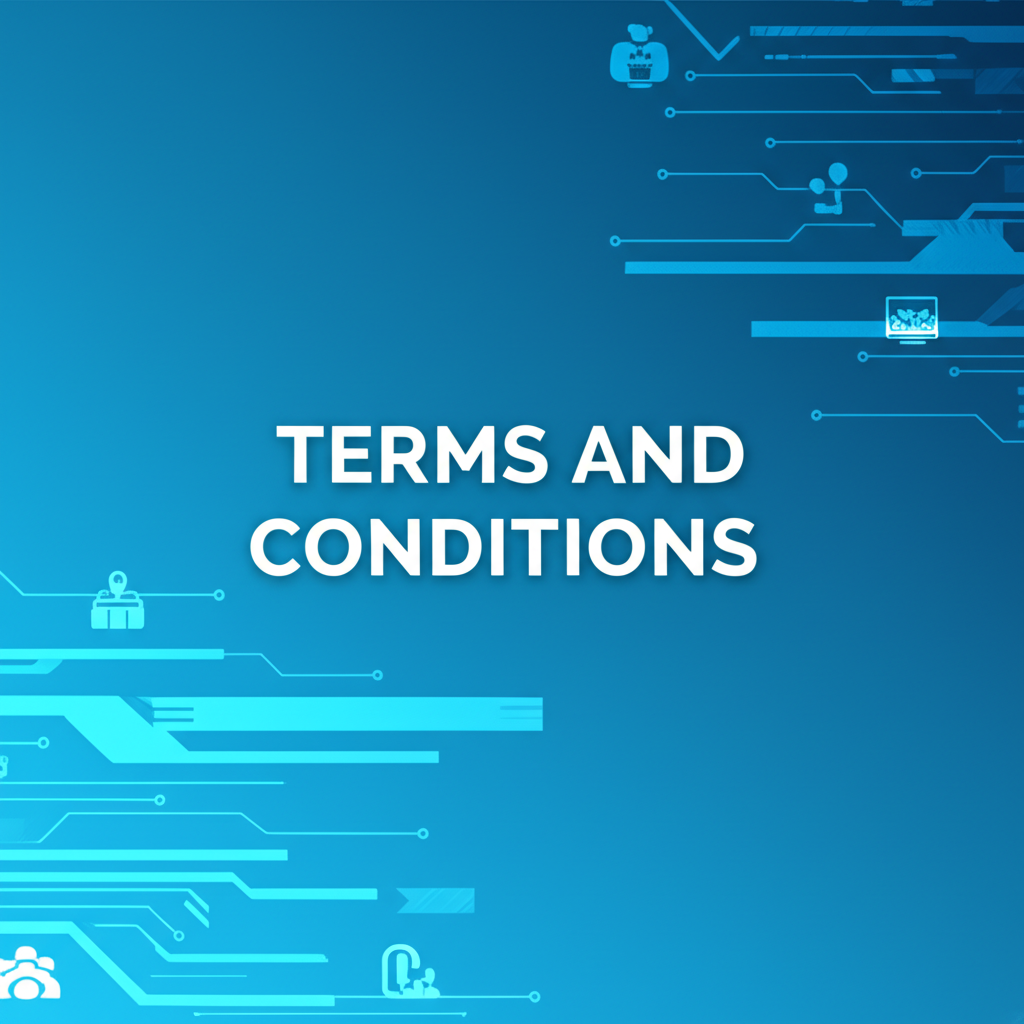 Illustrative image showing terms and conditions document with a Rock Paper Scissors AI hand icon