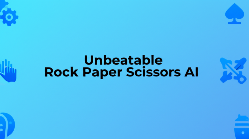 Unbeatable Rock Paper Scissors AI in action